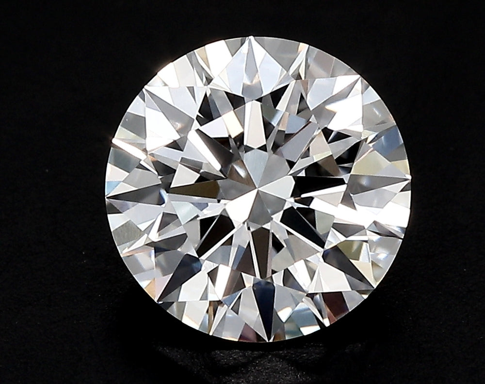 4.51 Carat Round Lab Diamond with  Cut Diamond in 14KT  view 1
