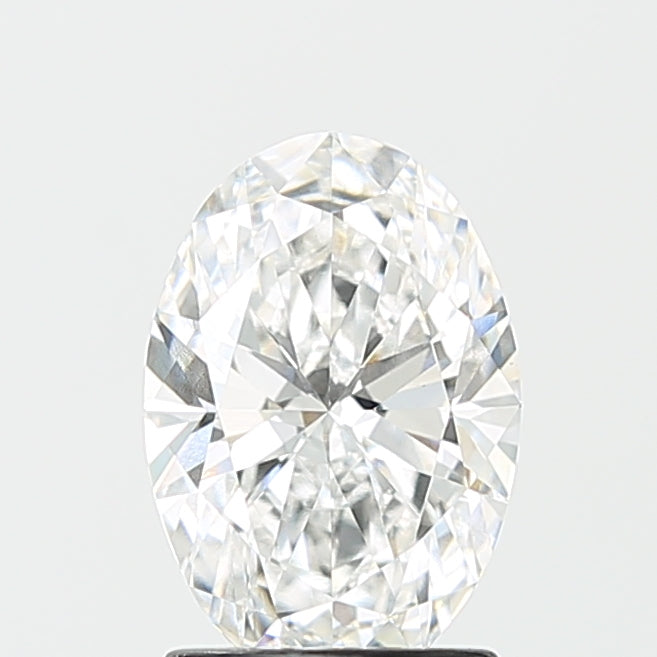 1.71 Carat Oval Lab Diamond with  Cut Diamond in 14KT  view 1
