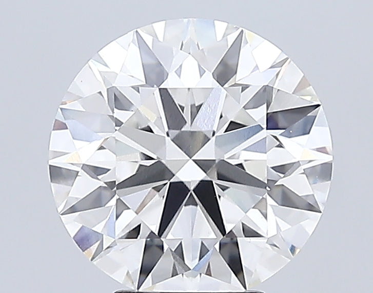 5.1 Carat Round Lab Diamond with  Cut Diamond in 14KT  view 1
