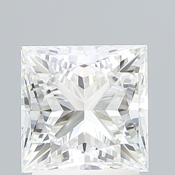 2.24 Carat Princess Lab Diamond with  Cut Diamond in 14KT  view 1
