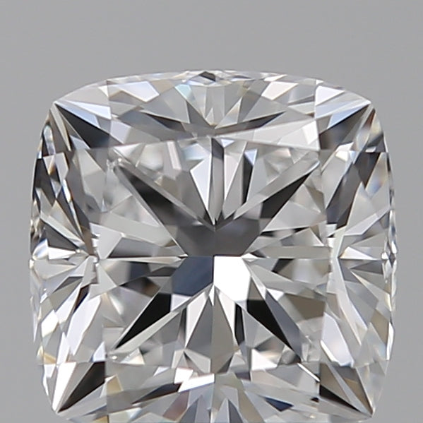 1.52 Carat Cushion Lab Diamond with  Cut Diamond in 14KT  view 1

