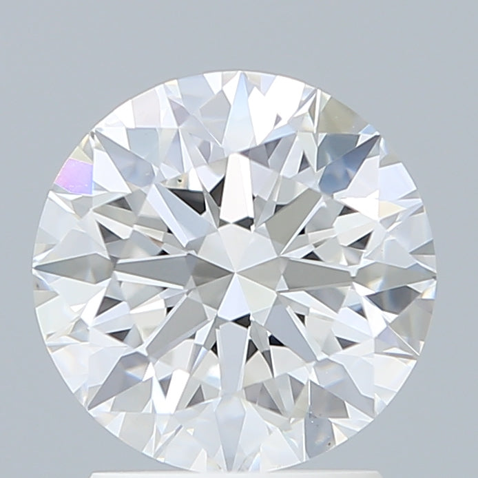 2.11 Carat Round Lab Diamond with  Cut Diamond in 14KT  view 1

