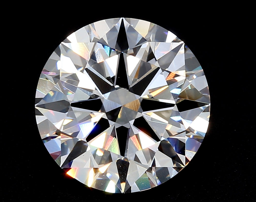 3.0 Carat Round Lab Diamond with  Cut Diamond in 14KT  view 1
