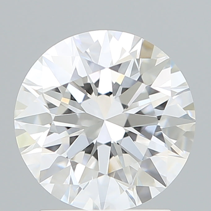 2.07 Carat Round Lab Diamond with  Cut Diamond in 14KT  view 1
