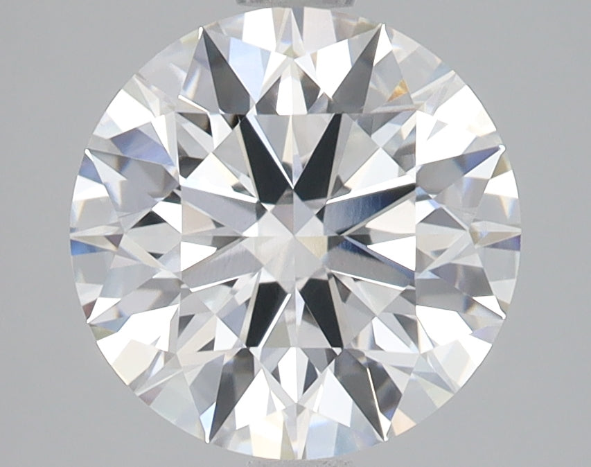 2.7 Carat Round Lab Diamond with  Cut Diamond in 14KT  view 1

