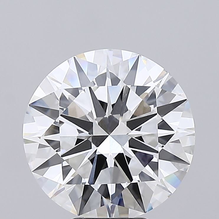 7.0 Carat Round Lab Diamond with  Cut Diamond in 14KT  view 1

