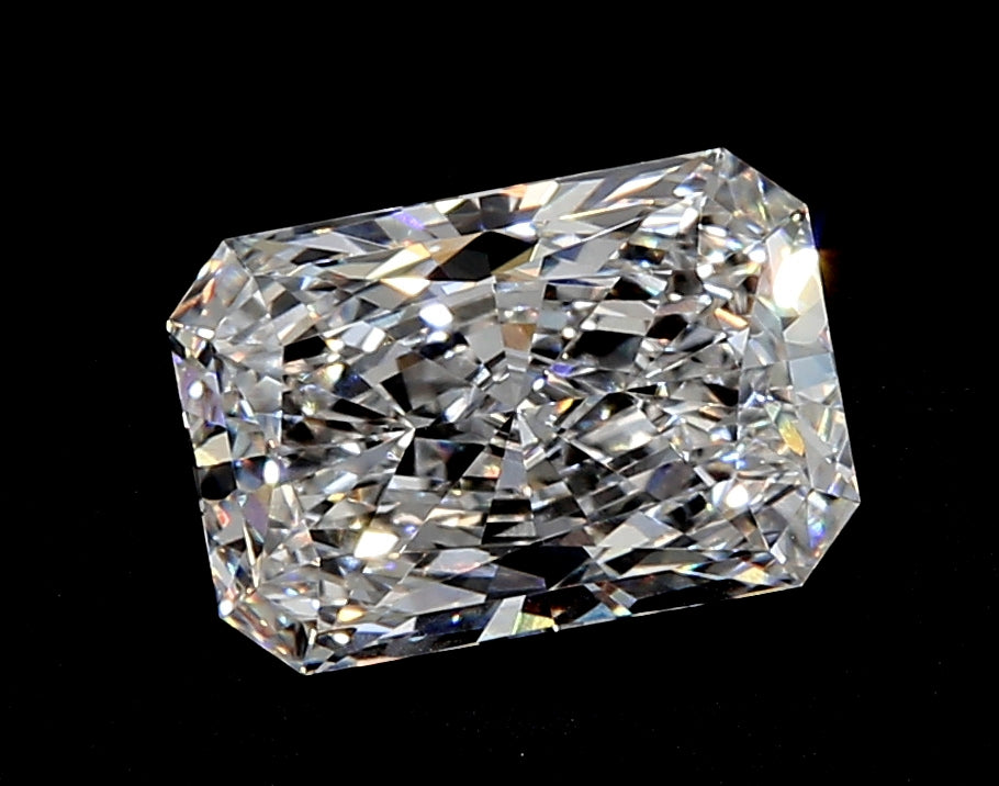 1.97 Carat Radiant Lab Diamond with  Cut Diamond in 14KT  view 1
