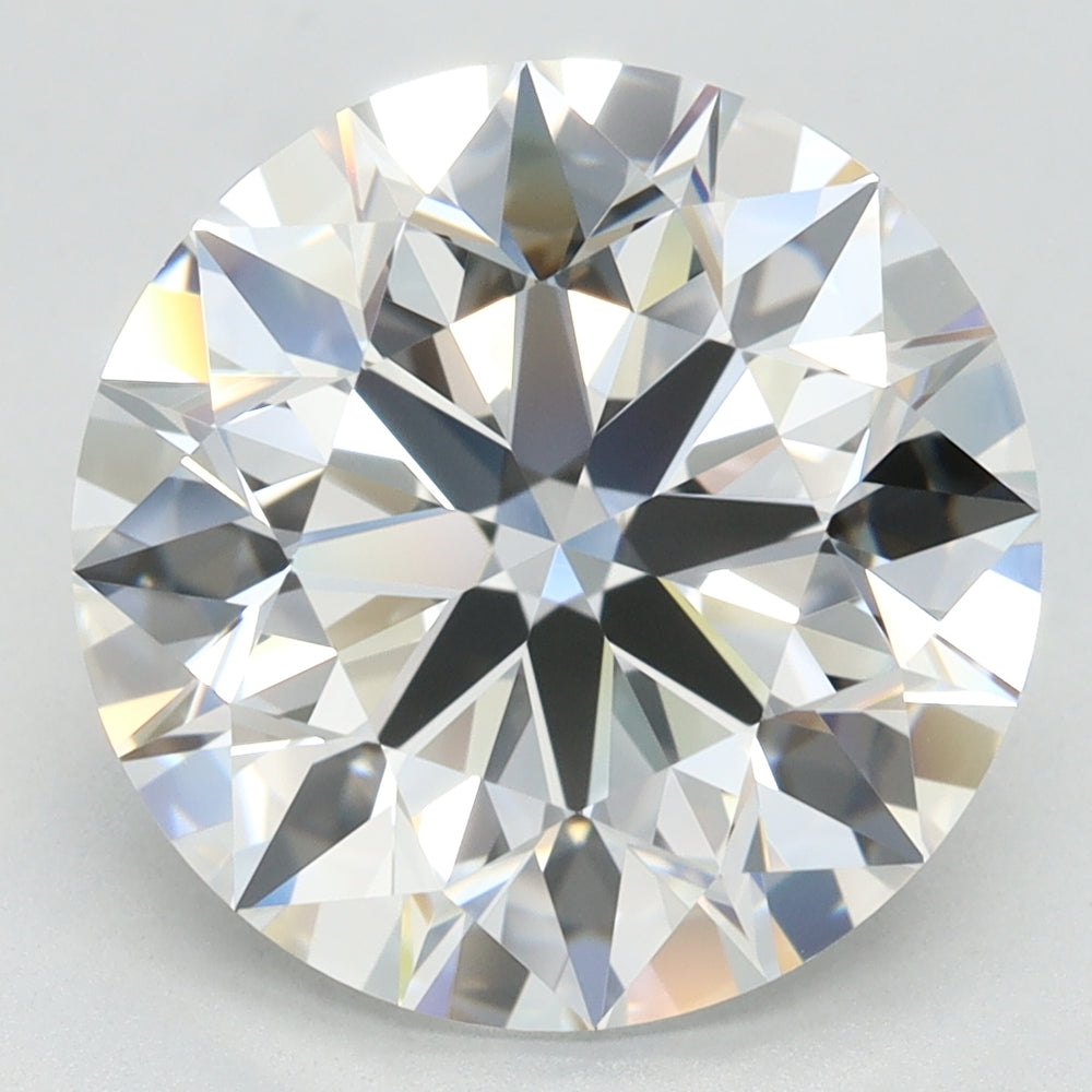 5.0 Carat Round Lab Diamond with  Cut Diamond in 14KT  view 1
