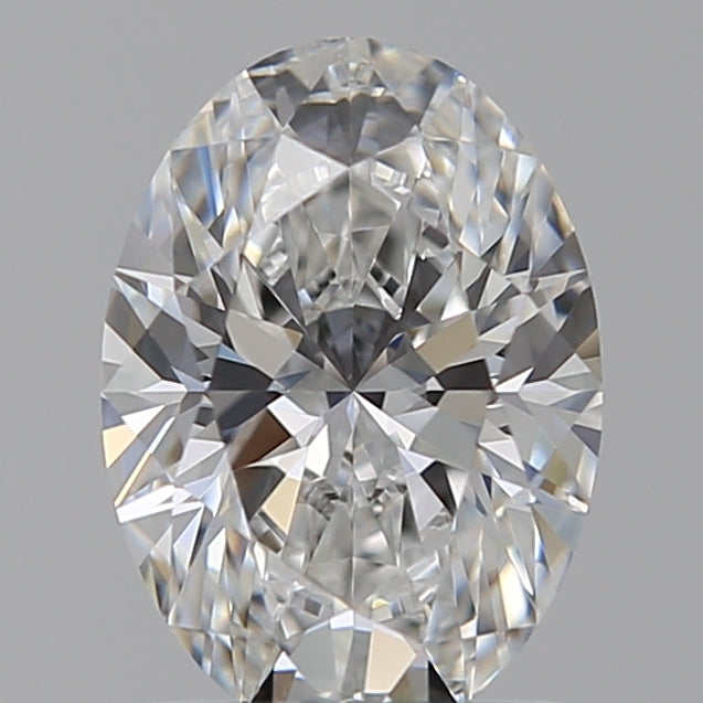 1.27 Carat Oval Lab Diamond with  Cut Diamond in 14KT  view 1
