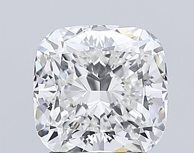 2.51 Carat Cushion Lab Diamond with  Cut Diamond in 14KT  view 1

