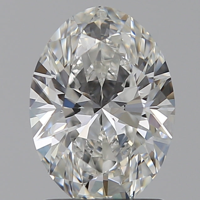 1.51 Carat Oval Lab Diamond with  Cut Diamond in 14KT  view 1
