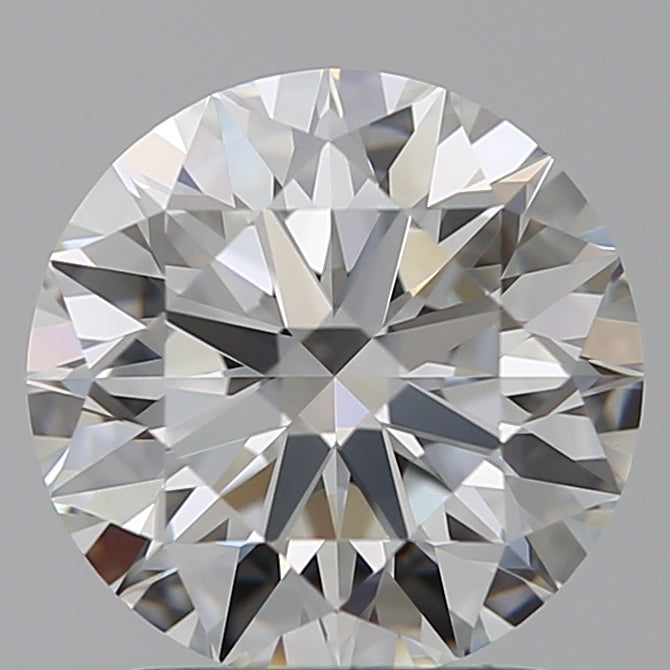1.91 Carat Round Lab Diamond with  Cut Diamond in 14KT  view 1
