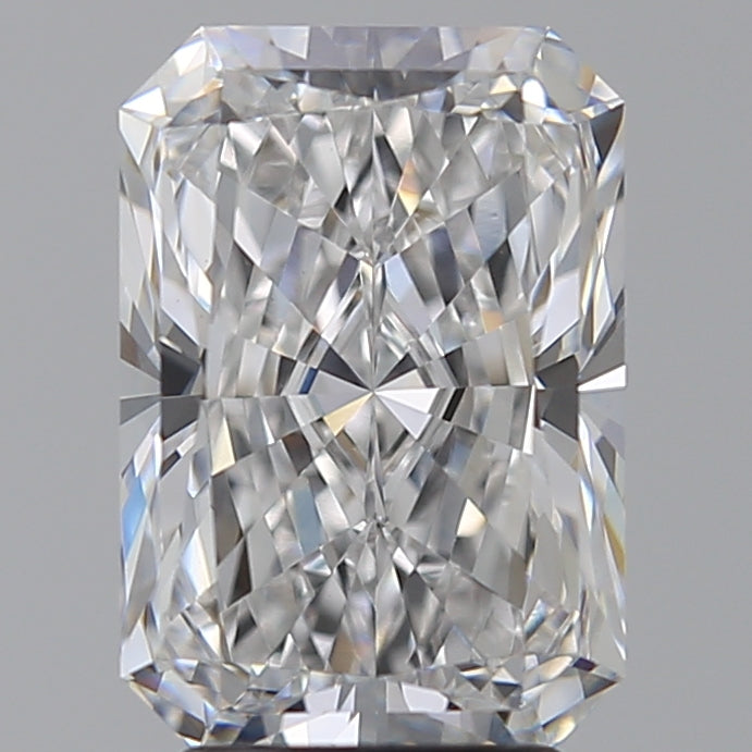 3.58 Carat Radiant Lab Diamond with  Cut Diamond in 14KT  view 1
