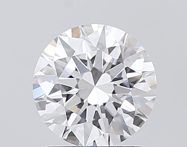 1.51 Carat Round Lab Diamond with  Cut Diamond in 14KT  view 1
