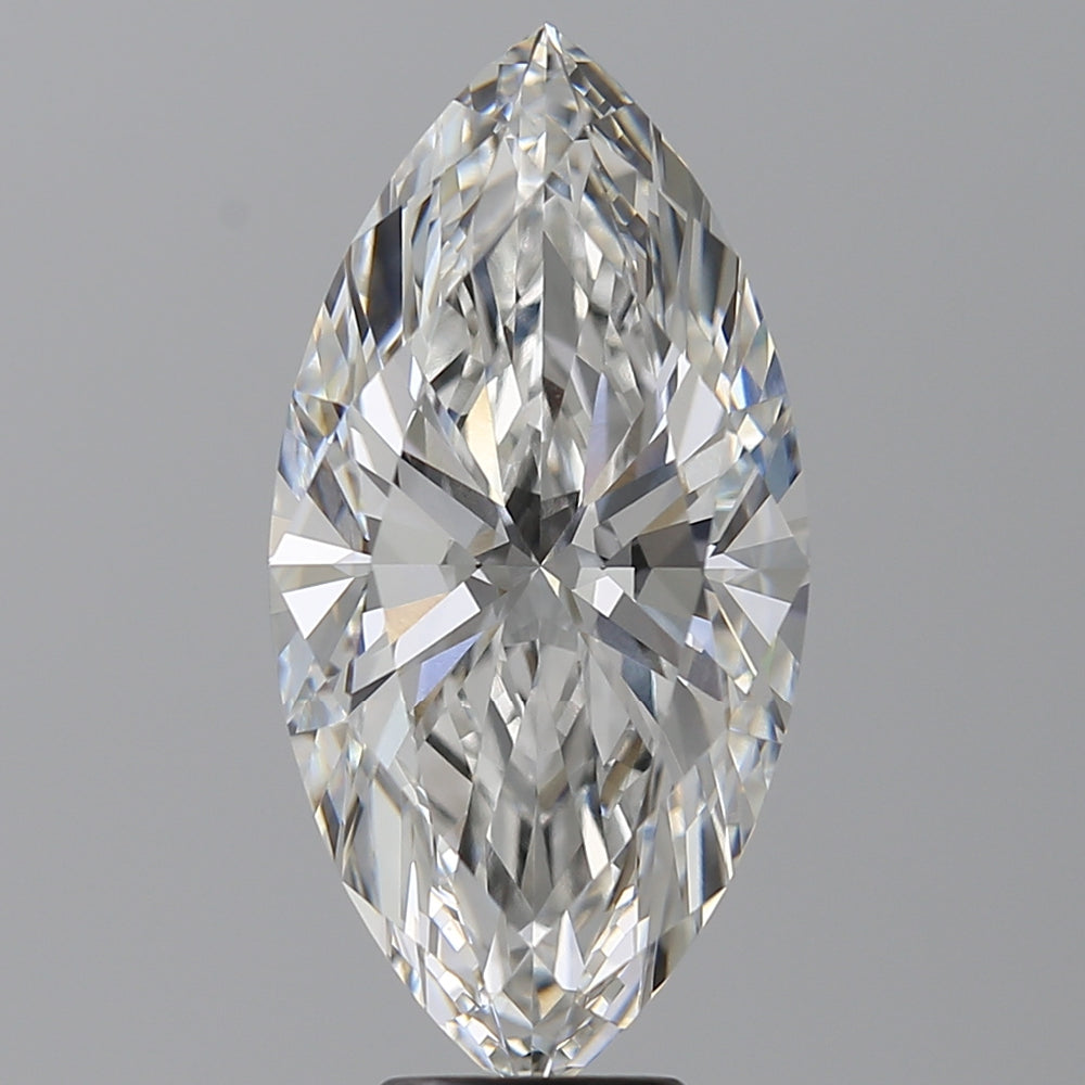 7.06 Carat Marquise Lab Diamond with  Cut Diamond in 14KT  view 1
