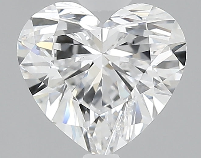 1.55 Carat Heart Lab Diamond with  Cut Diamond in 14KT  view 1
