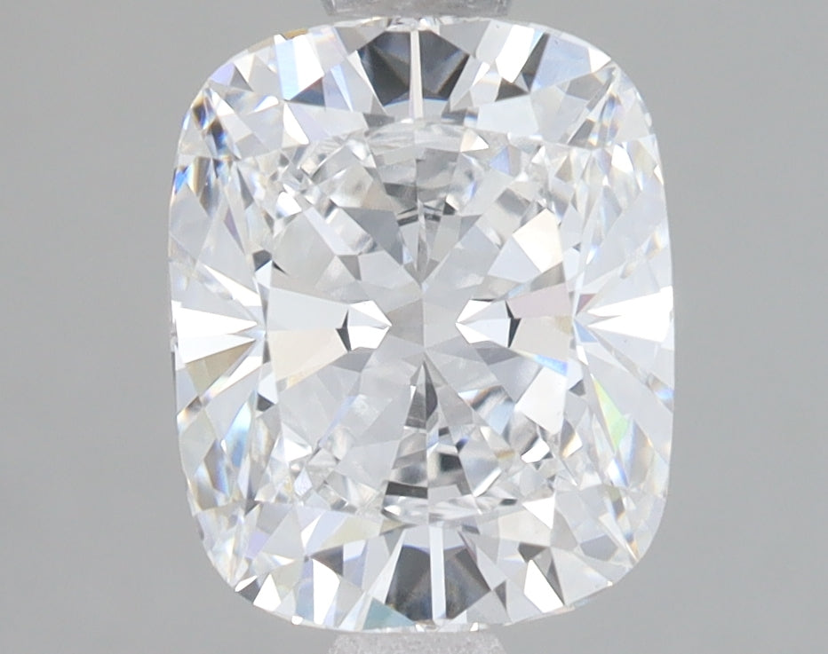 2.23 Carat Cushion Lab Diamond with  Cut Diamond in 14KT  view 1
