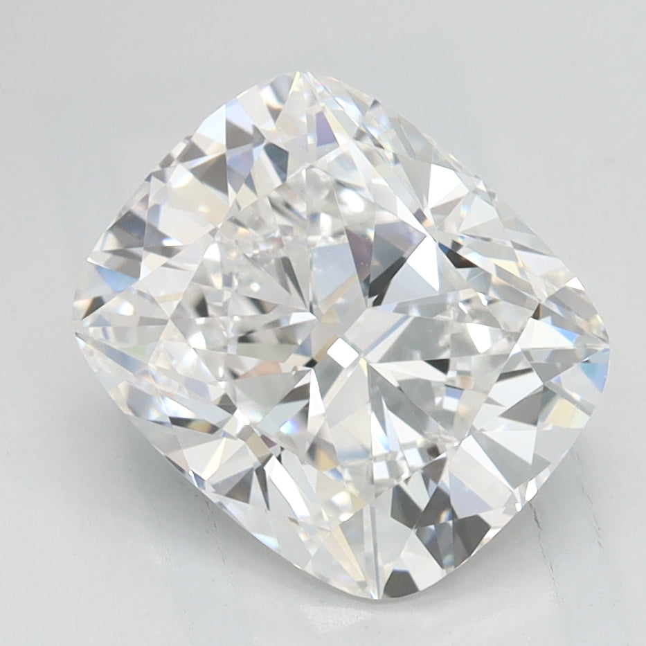 2.16 Carat Cushion Lab Diamond with  Cut Diamond in 14KT  view 1
