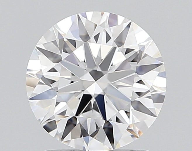 1.5 Carat Round Lab Diamond with  Cut Diamond in 14KT  view 1
