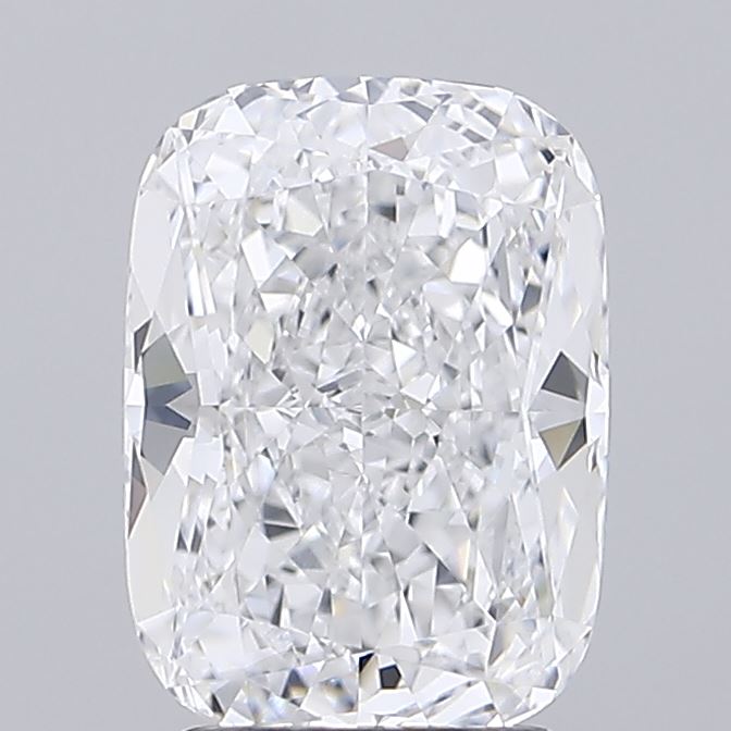1.51 Carat Cushion Lab Diamond with  Cut Diamond in 14KT  view 1
