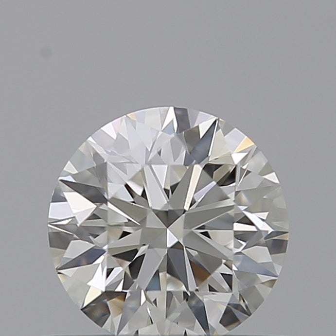 0.5 Carat Round Natural Diamond with  Cut Diamond in 14KT  view 1
