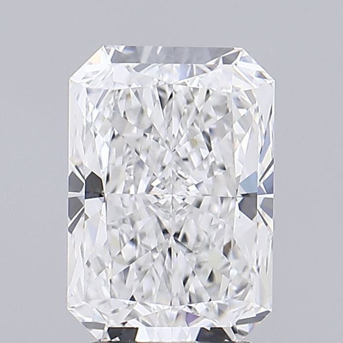 5.28 Carat Radiant Lab Diamond with  Cut Diamond in 14KT  view 1
