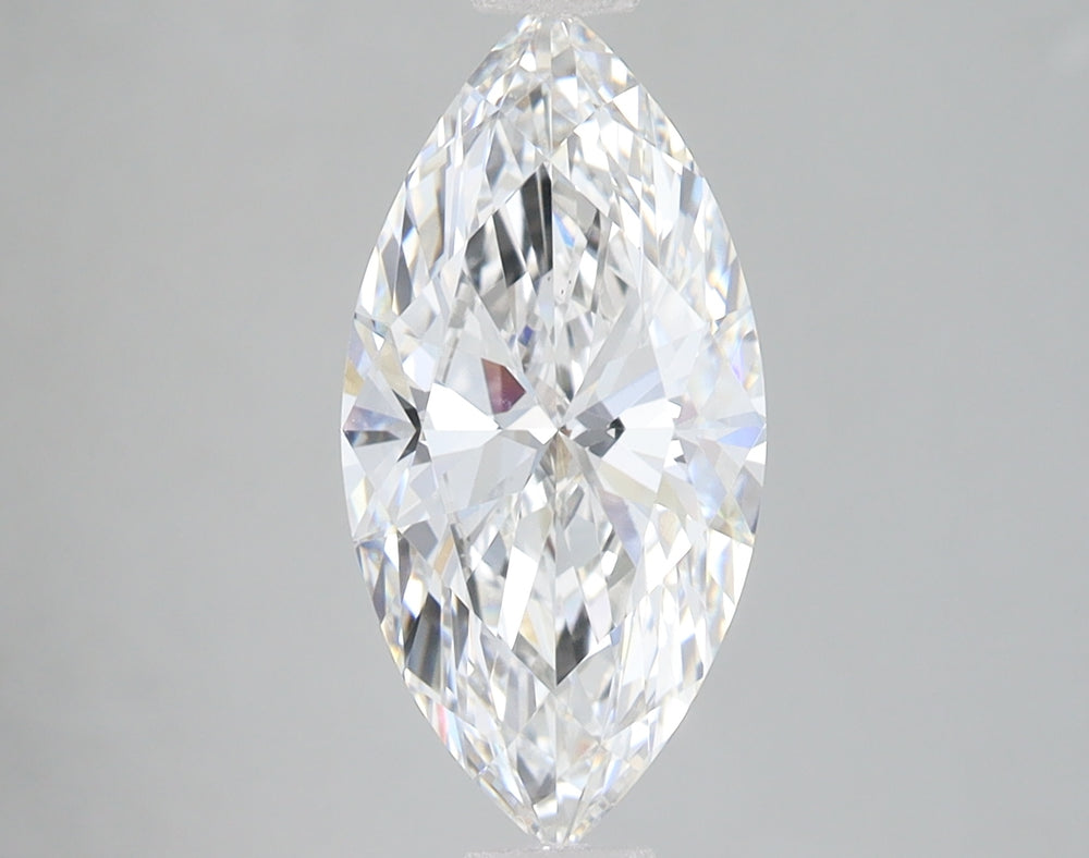 2.23 Carat Marquise Lab Diamond with  Cut Diamond in 14KT  view 1

