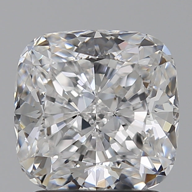 2.05 Carat Cushion Lab Diamond with  Cut Diamond in 14KT  view 1

