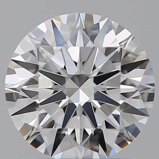 1.29 Carat Round Lab Diamond with  Cut Diamond in 14KT  view 1
