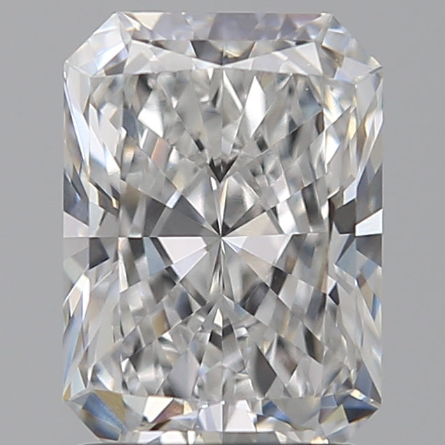 1.78 Carat Radiant Lab Diamond with  Cut Diamond in 14KT  view 1
