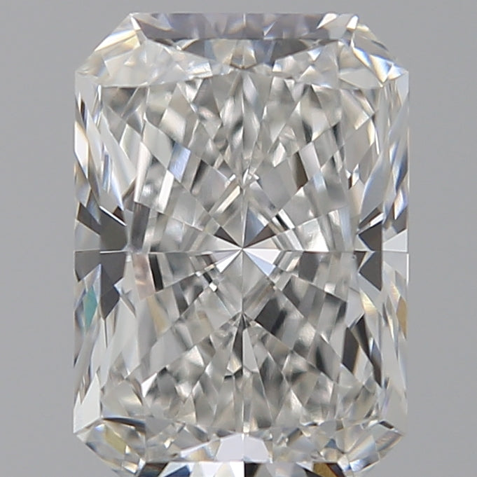 2.01 Carat Radiant Lab Diamond with  Cut Diamond in 14KT  view 1
