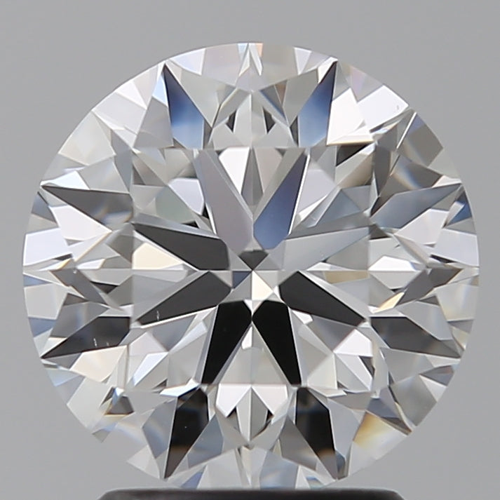 2.5 Carat Round Lab Diamond with  Cut Diamond in 14KT  view 1
