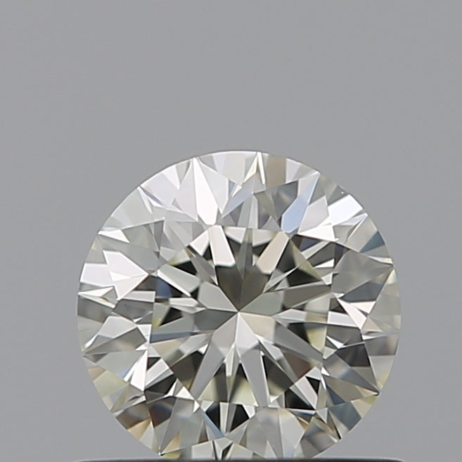 0.57 Carat Round Natural Diamond with  Cut Diamond in 14KT  view 1
