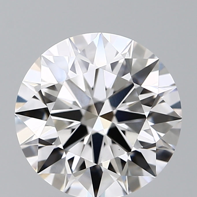 2.0 Carat Round Lab Diamond with  Cut Diamond in 14KT  view 1
