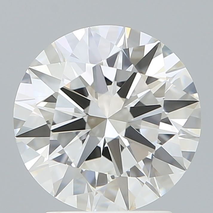 2.52 Carat Round Lab Diamond with  Cut Diamond in 14KT  view 1
