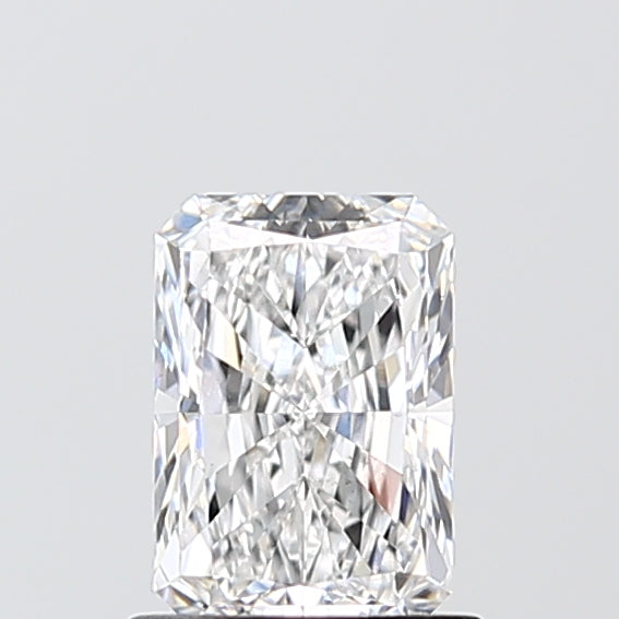 1.01 Carat Radiant Lab Diamond with  Cut Diamond in 14KT  view 1
