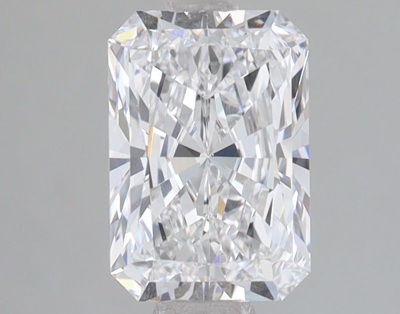1.52 Carat Radiant Lab Diamond with  Cut Diamond in 14KT  view 1
