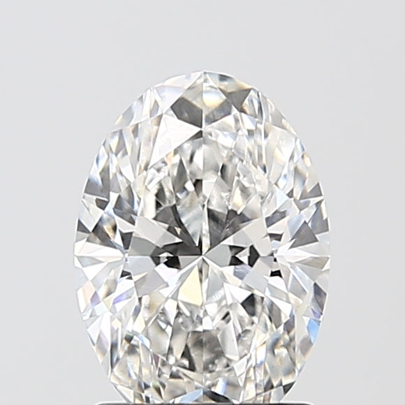 1.54 Carat Oval Lab Diamond with  Cut Diamond in 14KT  view 1
