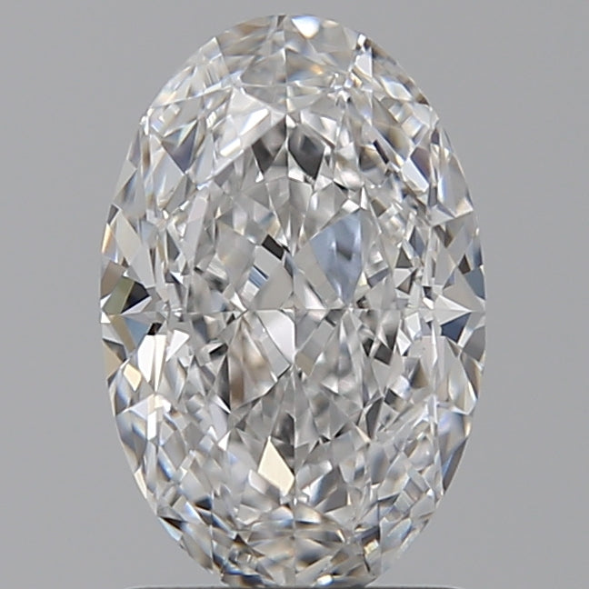 1.59 Carat Oval Lab Diamond with  Cut Diamond in 14KT  view 1
