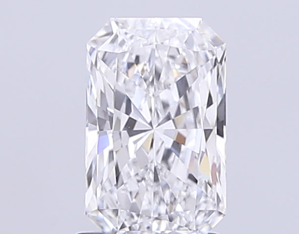 1.55 Carat Radiant Lab Diamond with  Cut Diamond in 14KT  view 1
