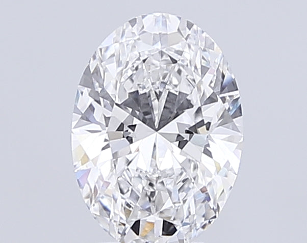 2.08 Carat Oval Lab Diamond with  Cut Diamond in 14KT  view 1
