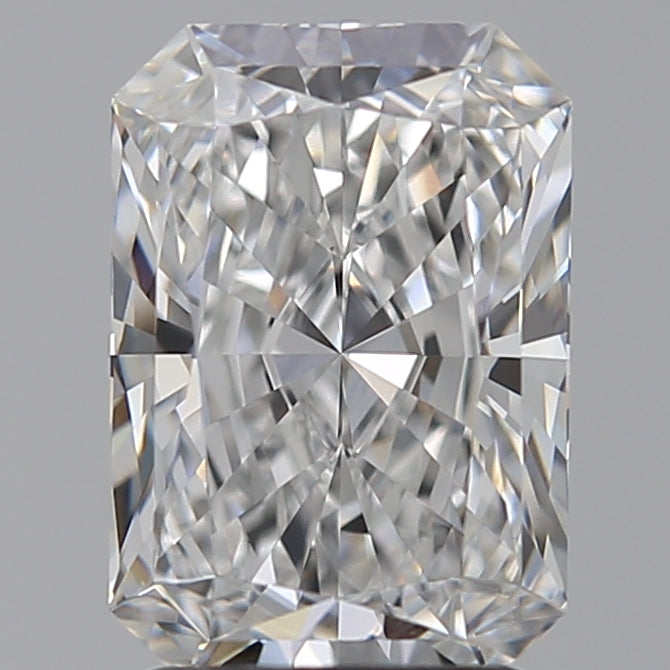 2.29 Carat Radiant Lab Diamond with  Cut Diamond in 14KT  view 1

