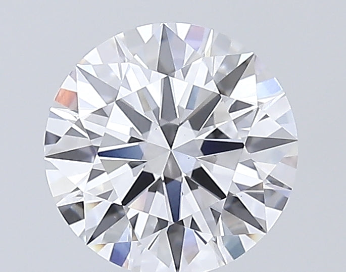 1.85 Carat Round Lab Diamond with  Cut Diamond in 14KT  view 1
