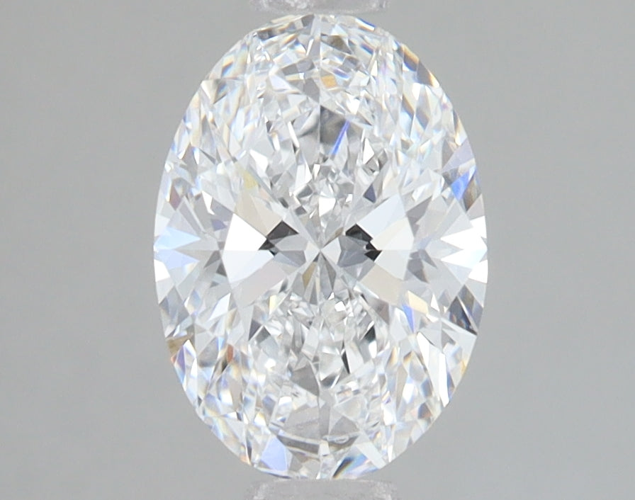 1.5 Carat Oval Lab Diamond with  Cut Diamond in 14KT  view 1
