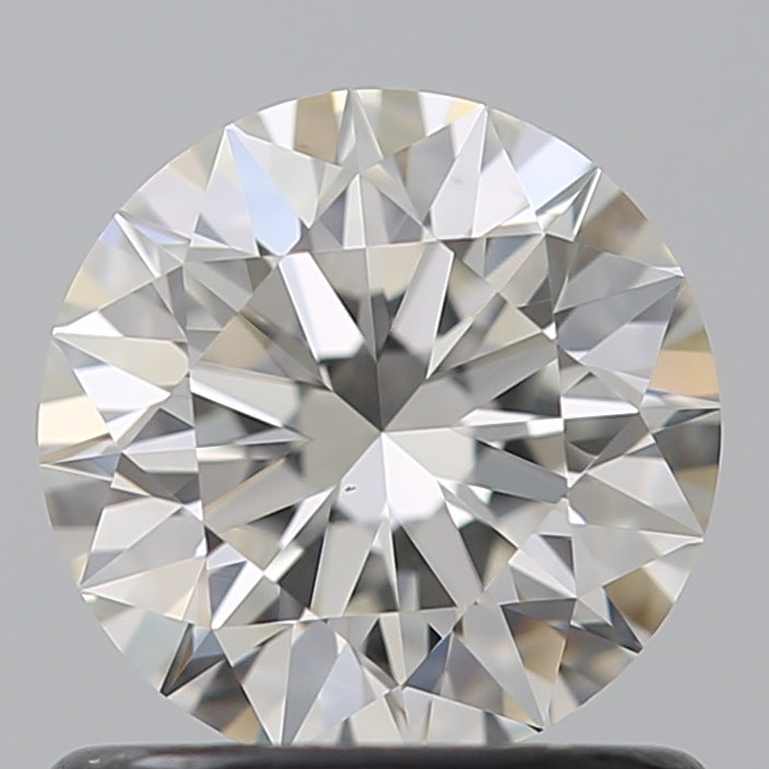 0.82 Carat Round Natural Diamond with  Cut Diamond in 14KT  view 1
