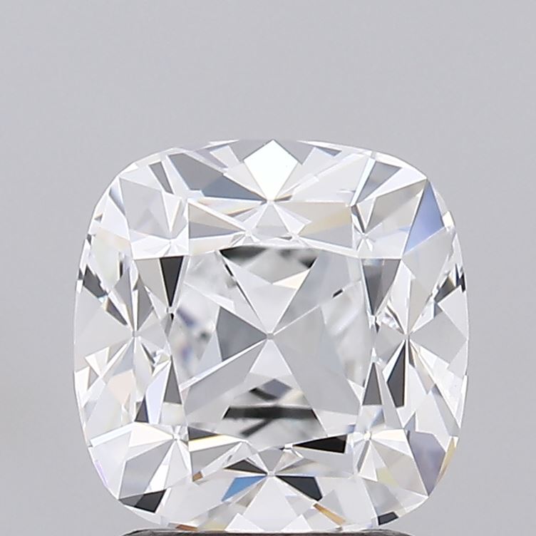 1.95 Carat Cushion Lab Diamond with  Cut Diamond in 14KT  view 1
