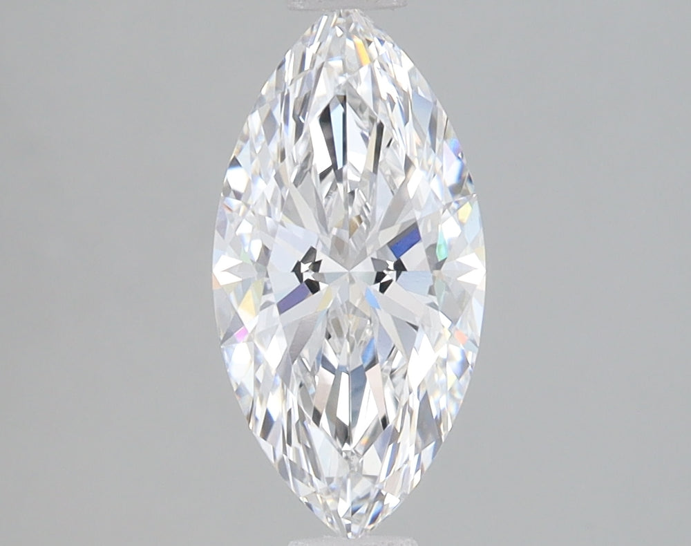 1.27 Carat Marquise Lab Diamond with  Cut Diamond in 14KT  view 1
