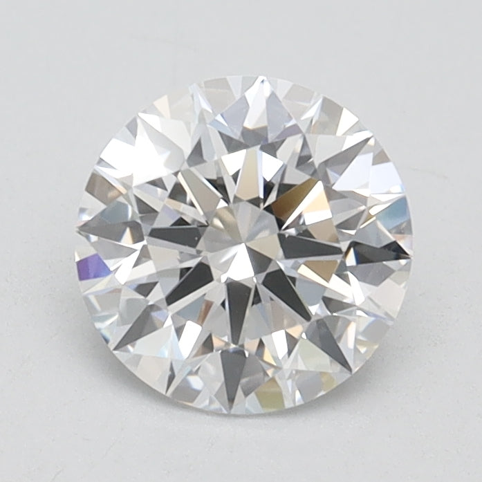 1.06 Carat Round Lab Diamond with  Cut Diamond in 14KT  view 1
