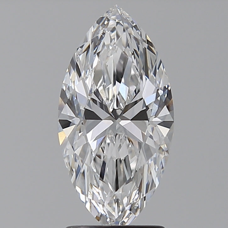 1.91 Carat Marquise Lab Diamond with  Cut Diamond in 14KT  view 1
