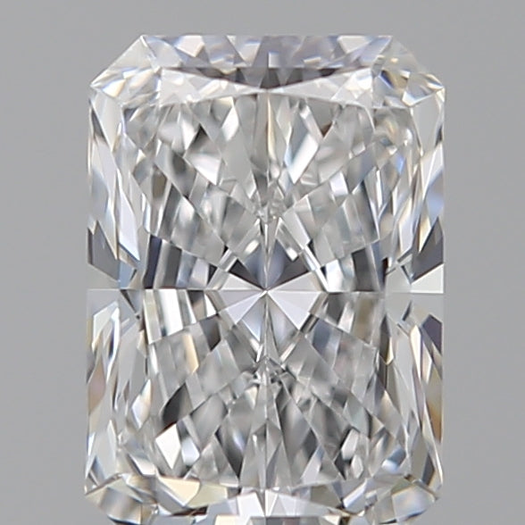 1.02 Carat Radiant Lab Diamond with  Cut Diamond in 14KT  view 1
